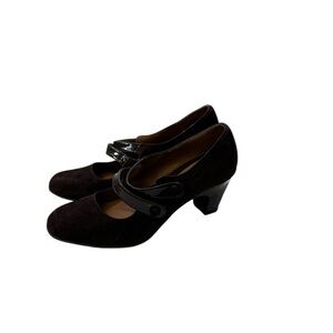 Sofft Euro Soft Lizette Elegant Brown Mary Jane Heels 11M